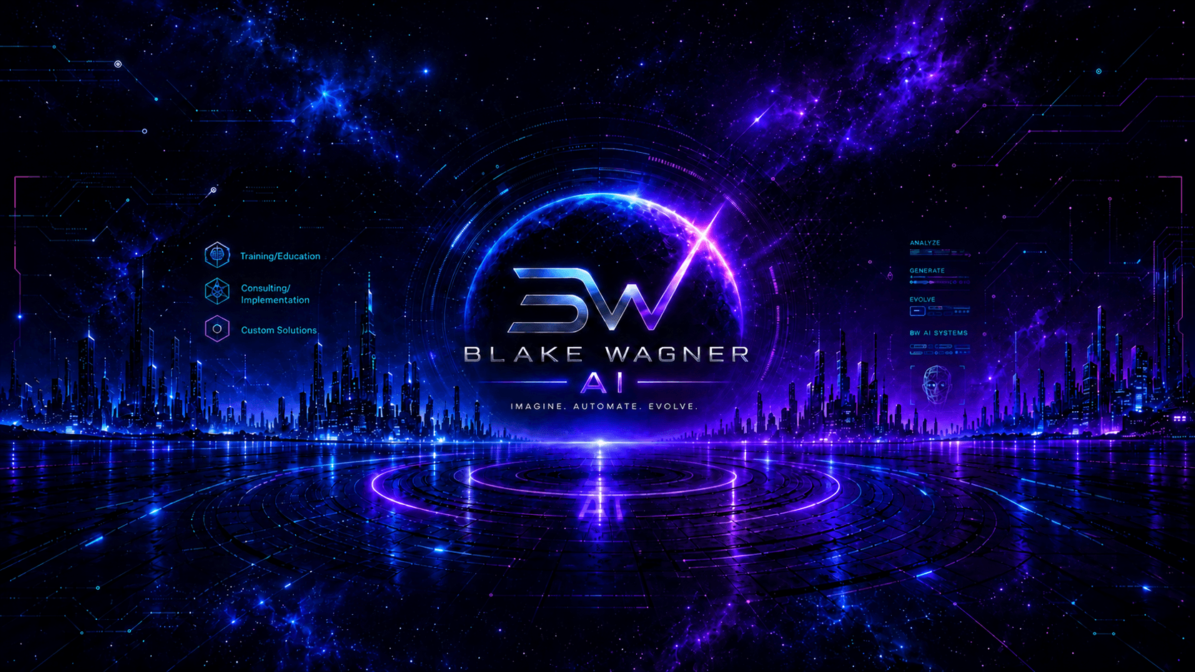 Blake Wagner AI. Imagine. Automate. Evolve.